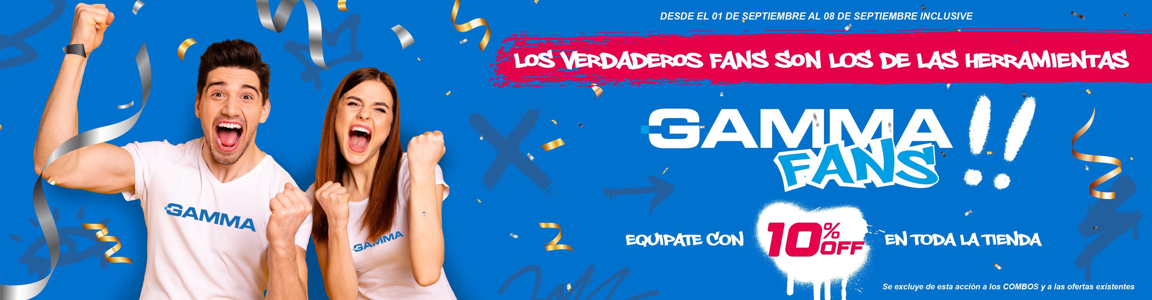 PROMO GAMMA FANS del 01 al 08/09